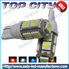 Newest Topcity T10 9SMD 5050 18LM Cold white - T10 LED